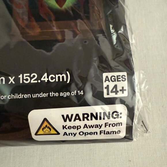 Halloween Window Decor 2 Pack 35 × 60 inch Panels Green Cat Eyes Spooky Village - Picture 9 of 10